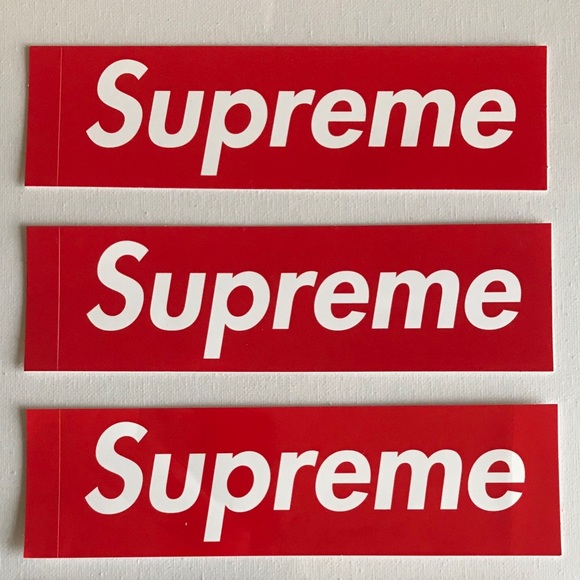 authentic supreme stickers